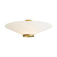 Load image into Gallery viewer, Decker Semi-Flush Mount Ceiling Light in Detail.