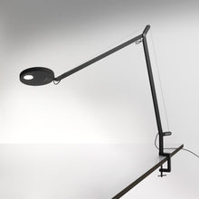 Load image into Gallery viewer, Demetra Classic LED Table Lamp in Matte Black/Clamp (2700K).