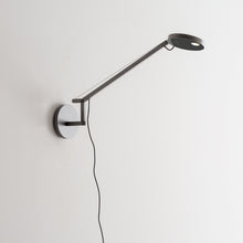 Load image into Gallery viewer, Demetra LED Wall Light in Anthracite Grey/Micro (2700K).