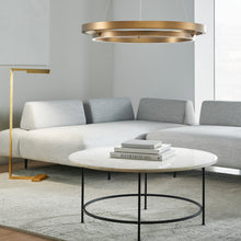 Load image into Gallery viewer, Dessau LED Floor Lamp in office.