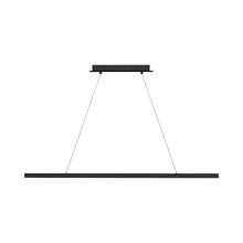 Load image into Gallery viewer, Dessau LED Linear Suspension Light in Nightshade Black.