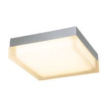 Load image into Gallery viewer, Dice LED Square Flush Mount Ceiling Light in Large/2700K/Brushed Nickel.