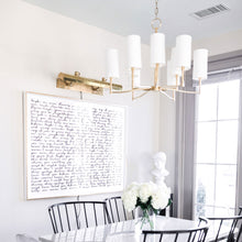 Load image into Gallery viewer, Dillon Chandelier in dining room.