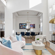 Load image into Gallery viewer, Dillon Chandelier in living room.