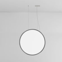 Load image into Gallery viewer, Discovery LED Vertical Suspension Light in Polished Aluminum/Standard (Large).