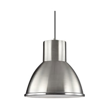 Load image into Gallery viewer, Division Street Pendant Light in Brushed Nickel.
