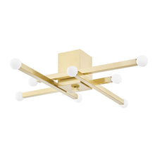 Load image into Gallery viewer, Dona Flush Mount Ceiling Light in Gold.