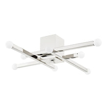 Load image into Gallery viewer, Dona Flush Mount Ceiling Light in Polished Nickel.