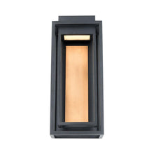 Load image into Gallery viewer, Dorne Outdoor LED Wall Light in Detail.