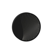 Load image into Gallery viewer, Dotwave™ Round Outdoor LED Wall Light in Medium/Textured Black.