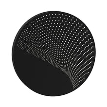 Load image into Gallery viewer, Dotwave™ Round Outdoor LED Wall Light in Large/Textured Black.