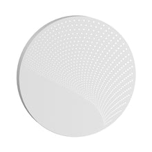 Load image into Gallery viewer, Dotwave™ Round Outdoor LED Wall Light in Large/Textured White.