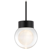 Load image into Gallery viewer, Double Bubble LED Pendant Light in Detail.
