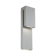 Load image into Gallery viewer, Double Down Outdoor LED Wall Light in Graphite.
