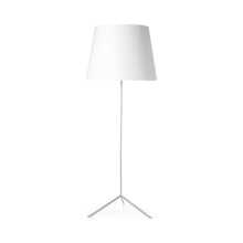 Load image into Gallery viewer, Double Shade Floor Lamp in White.