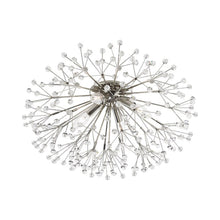Load image into Gallery viewer, Dunkirk Flush Mount Ceiling Light in Polished Nickel.