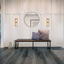 Load image into Gallery viewer, Camelot LED Wall Light in living room.
