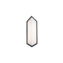 Load image into Gallery viewer, Corte Outdoor LED Wall Light in Black (Small).