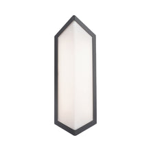 Load image into Gallery viewer, Corte Outdoor LED Wall Light in Black (Large).