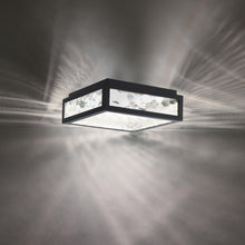 Load image into Gallery viewer, Hawthorne Outdoor LED Flush Mount Light in Detail.
