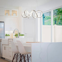 Load image into Gallery viewer, Mamba LED Pendant Light in kitchen.