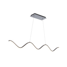 Load image into Gallery viewer, Morae LED Pendant Light in Black (Linear).