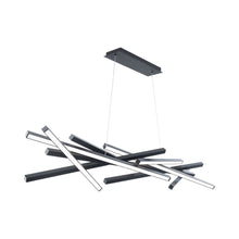 Load image into Gallery viewer, Parallax LED Chandelier in Black (Large).