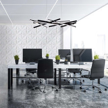 Load image into Gallery viewer, Parallax LED Chandelier in office.