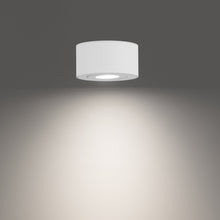 Load image into Gallery viewer, Peek Outdoor LED Flush Mount Ceiling Light in Detail.