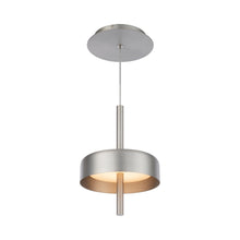 Load image into Gallery viewer, Pierce LED Mini Pendant Light in Brushed Nickel.