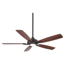 Load image into Gallery viewer, Dyno LED Ceiling Fan in Oil Rubbed Bronze / Medium Maple / Dark Walnut.