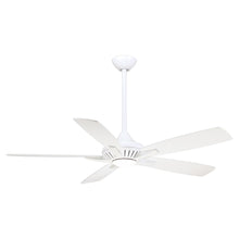 Load image into Gallery viewer, Dyno LED Ceiling Fan in White.