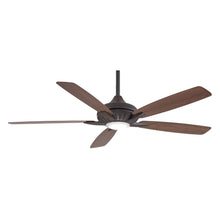 Load image into Gallery viewer, Dyno XL Smart LED Ceiling Fan in Oil Rubbed Bronze / Medium Maple Dark Walnut.