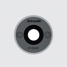 Load image into Gallery viewer, Ego Round Recessed Outdoor LED Ceiling Light in Stainless Steel/Small (3000K/14 Degrees).
