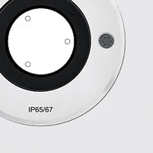 Load image into Gallery viewer, Ego Round Recessed Outdoor LED Ceiling Light in Detail.