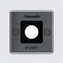 Load image into Gallery viewer, Ego Square Recessed Outdoor LED Ceiling Light in Stainless Steel/Small (3000K/14 Degrees).