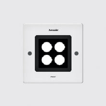 Load image into Gallery viewer, Ego Square Recessed Outdoor LED Ceiling Light in White Ral9002/Large (3000k/38 Degrees).