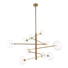 Load image into Gallery viewer, Argento Pendant Light in Antique Brass (Large).