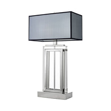 Load image into Gallery viewer, Arlington Crystal Table Lamp in Nickel.