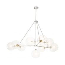 Load image into Gallery viewer, Bermude Chandelier in Nickel.