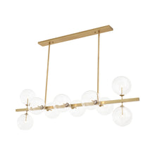 Load image into Gallery viewer, Largo Linear Pendant Light in Antique Brass.