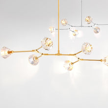 Load image into Gallery viewer, Salasco Linear Pendant Light in Detail.