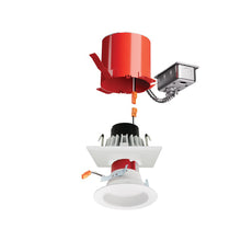 Load image into Gallery viewer, 4" Remodel IC Airtight Housing 2-Hr Fire Rated Ceilings in Detail.
