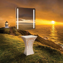 Load image into Gallery viewer, Bela LED Lighted Mirror Outside Area.