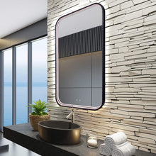 Load image into Gallery viewer, Eminence LED Lighted Mirror in bathroom.