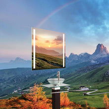 Load image into Gallery viewer, Fusion LED Lighted Mirror Outside Area.