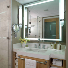 Load image into Gallery viewer, Integrity LED Lighted Mirror in bath room.