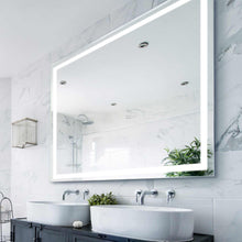 Load image into Gallery viewer, Integrity LED Lighted Mirror in bath room.