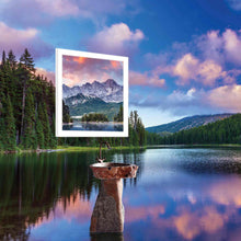 Load image into Gallery viewer, Silhouette LED Lighted Mirror Outside Area.