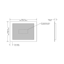 Load image into Gallery viewer, Silhouette LED Lighted Mirror - line drawing.